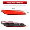 LED Rear Bumper Reflector Light Brake Lamp For Mercedes Benz W447 Vito V-Class 2014 2015 2016-2025 Brake Light Car Accessories