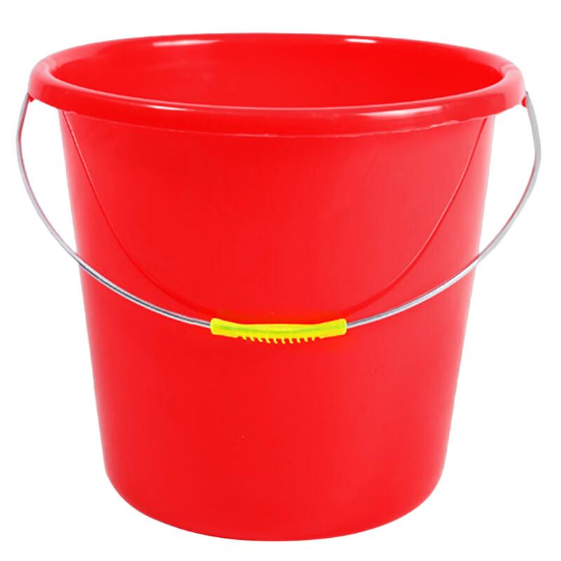 Jianlv 20L Red Household Plastic Carrying Bucket