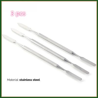 3 stücke Edelstahl Mischen Spachtel Werkzeug Spatuler Dental Mischen Stick Farbe Werkzeuge Zahnmedizin Instrumente