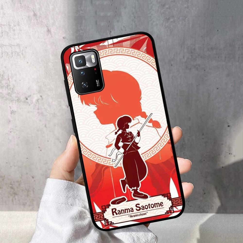 Cartoon Ranma 1 2 Phone Case For Redmi Note 4 X 5 A 6 7 8 T 9 9S 10 11 11S 11Epro Poco M3 pro