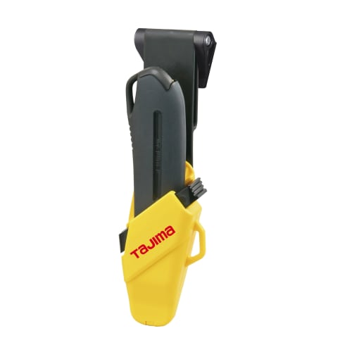 

Tajima L560 Driver Cutter with Safe Holster, Auto-Lock, Black, Compatible L-Shaped Replacement Blade (DC-L560BSFBL)