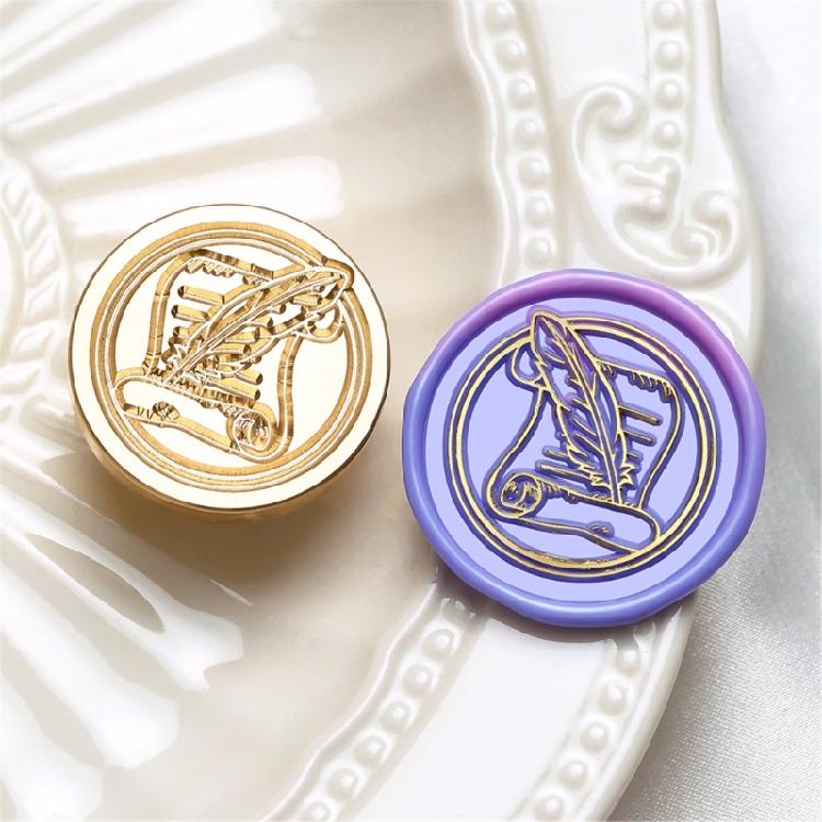 Wax Stamp Head for Appreciation Card Wedding Invitations Envelope Scrapbooking