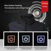 Nine-Zone USB Electric Smart Heating Vest with Carbon Fiber Warmers.