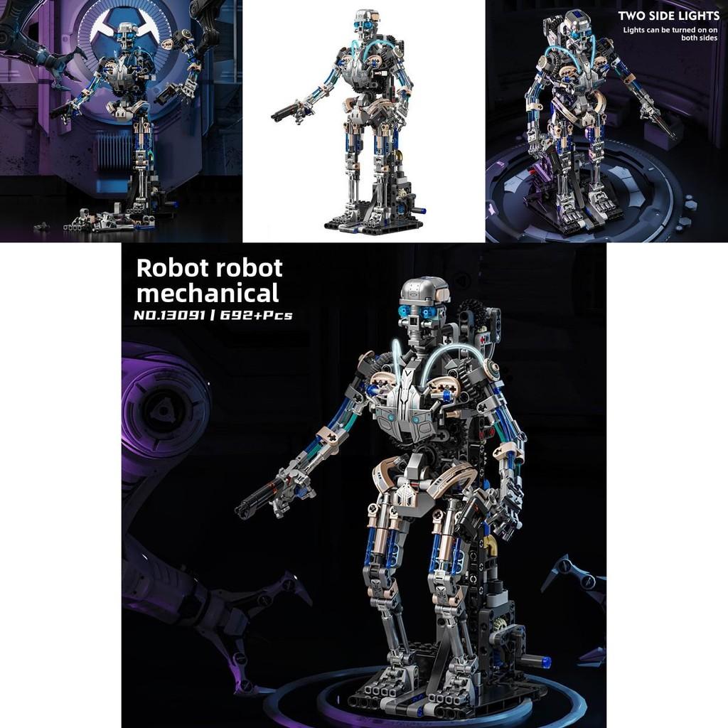 Mechanical Skull Robot Building Blocks For Kids With Diy Assembly For Creative Play