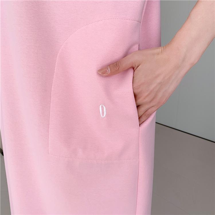 2024 Spring/Summer Plus Size Women's Embroidered Loose Cotton Dress