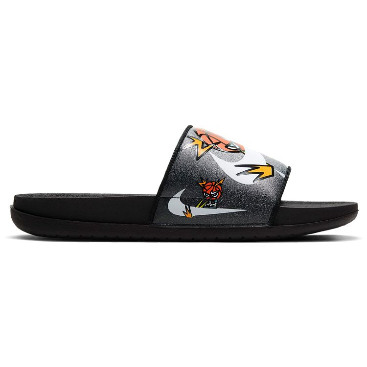 Nike Offcourt Slide Make It Count Men Sneakers Black White Turf-Orange DJ4280-018