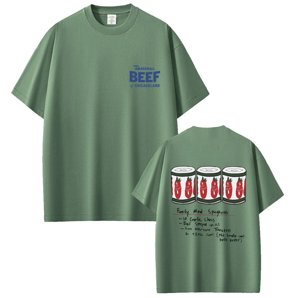 The Bear TV Show Tshirts The Original Beef of Chicagoland Funny Meme T Shirt Summer Unisex Women Casual Cotton Vintage T Shirts