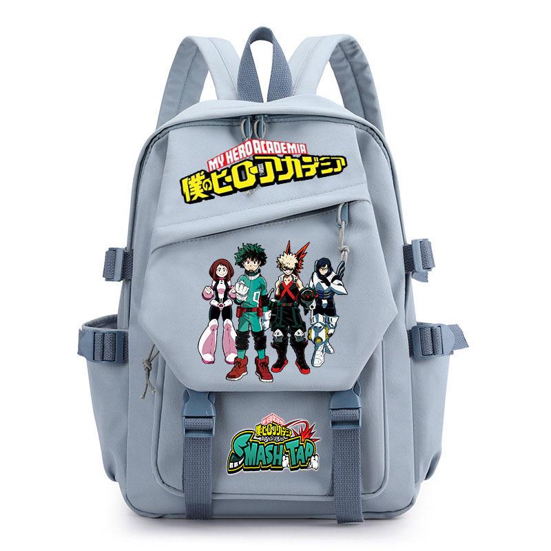 My Hero Academy School Bag Children's Backpack Elementary School Bag Male Female Junior High School Student College Student Campus Backpack