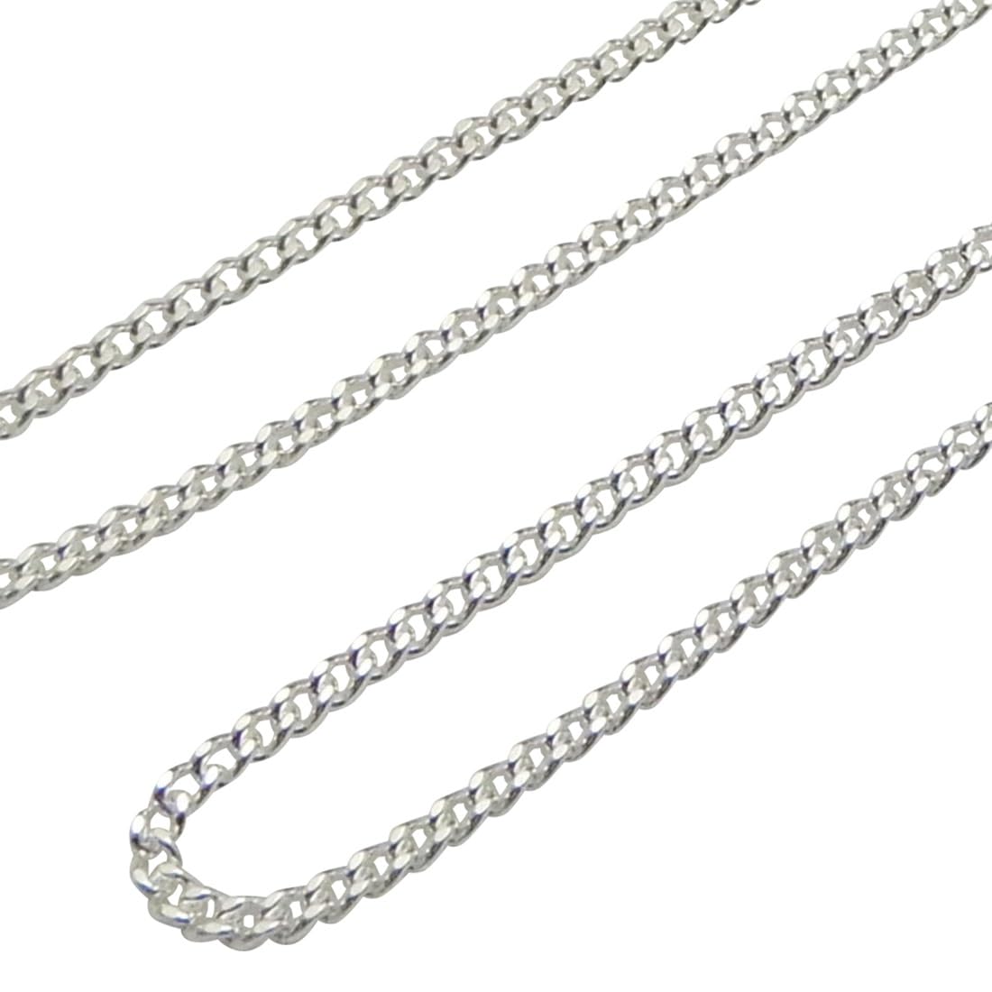 

предмети Намисто Kihei Срібне кольє 925 проби Ланцюжок 55 см шириною Срібне кольє Намисто Срібний ланцюжок Kihei Ланцюжок Kihei Kihei [100 market] Чоловіче 1.7 мм Чоловіче