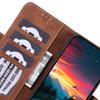 ABEEL Für Nokia G42 Handyhülle Stoßfestes Wallet Ständer PU Leder Retro Textur Handyhülle