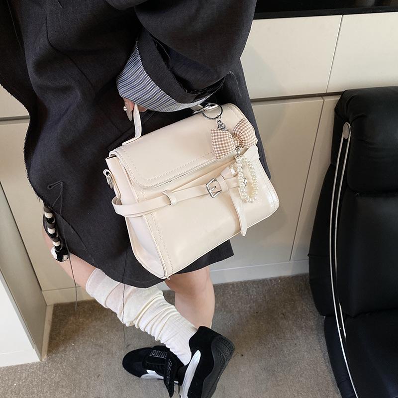 

Женская сумка Новая Модная Повседневная Маленькая Квадратная Сумка На Плечо Кроссбоди no pendant белый