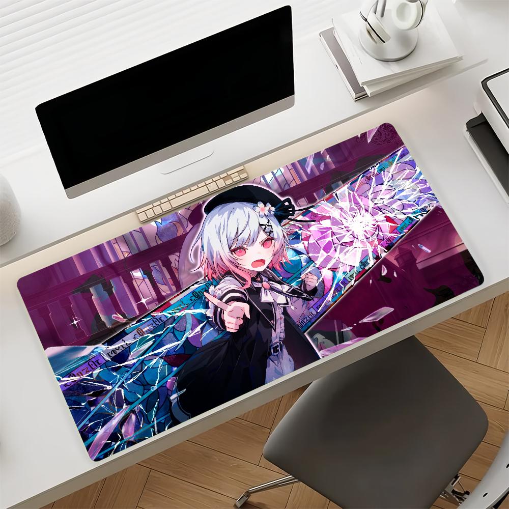 Game Mahou Shoujo No Majo Saiban Mouse Pad Non-slip Rubber Gamer Balance Computer Mat Decoracion Deskmat Laptop Office Large