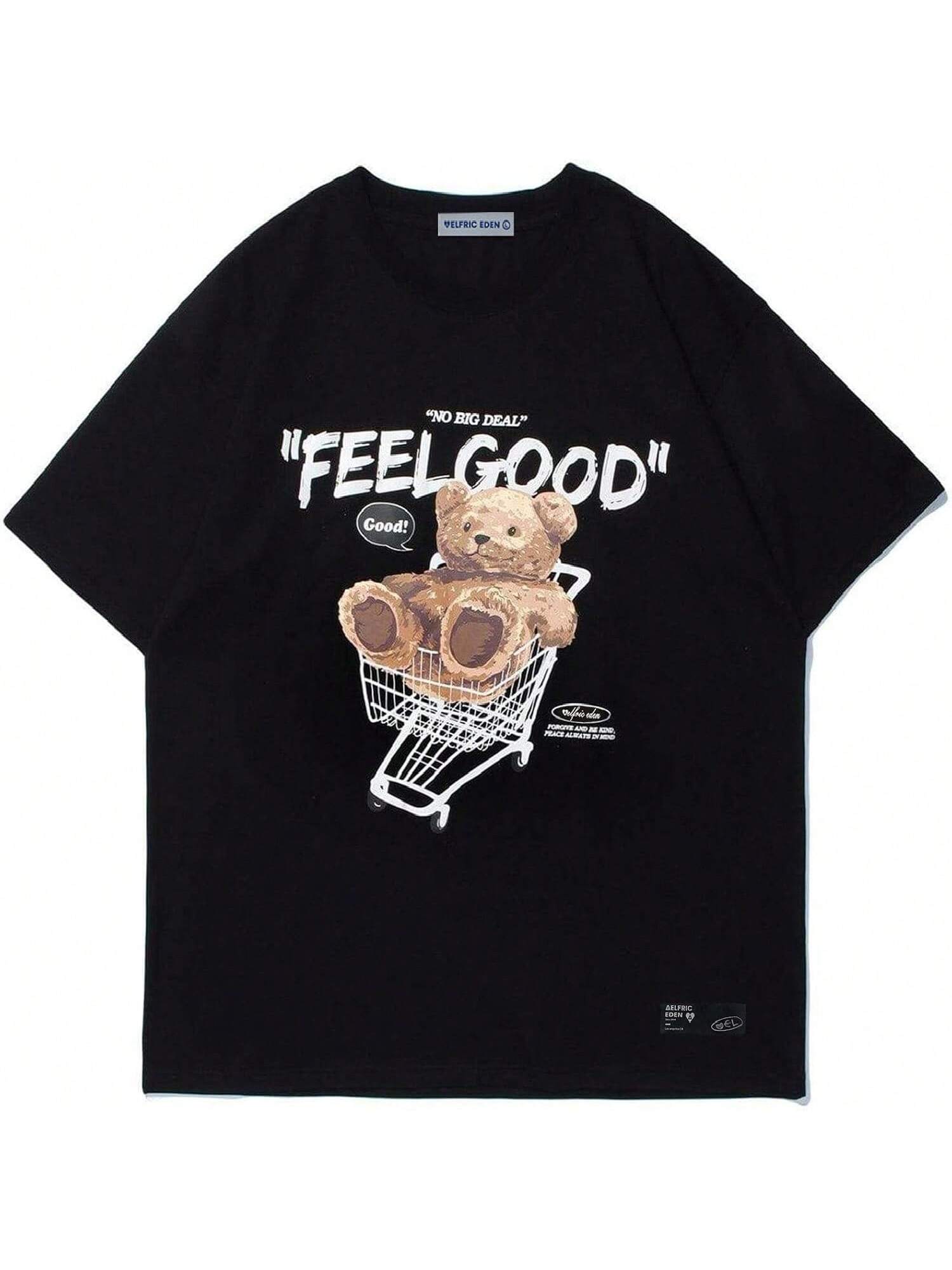 Aelfric Eden Oversized Graphic Tees unisex Streetwear Casual Summer Tops Unisex T-Shirt S разноцветный