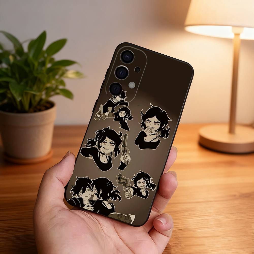 The C-Coffin of Andy and L-Leyley Black Cover Phone Case For Samsung S26,S25,S24,S21,S22,S23,S30,Ultra,S20,Plus,Fe,Lite,5G