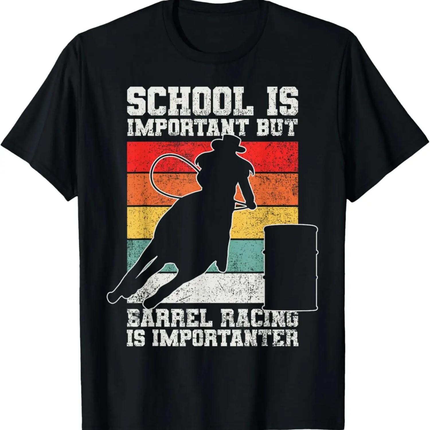 

Barrel Racing Barrel Racer Horse Riding T-Shirt XXXXXL чорний