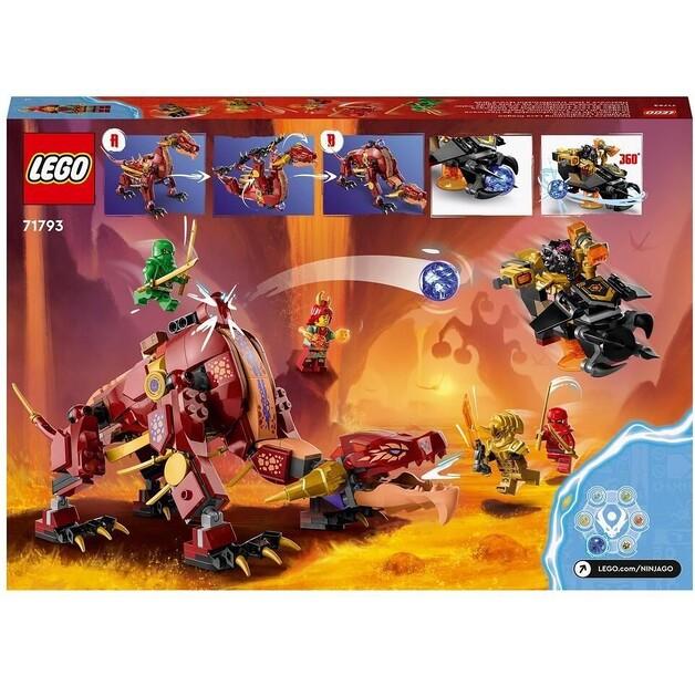 LEGO Ninjago 71793 Lava Dragon Transforming Into Fire Wave