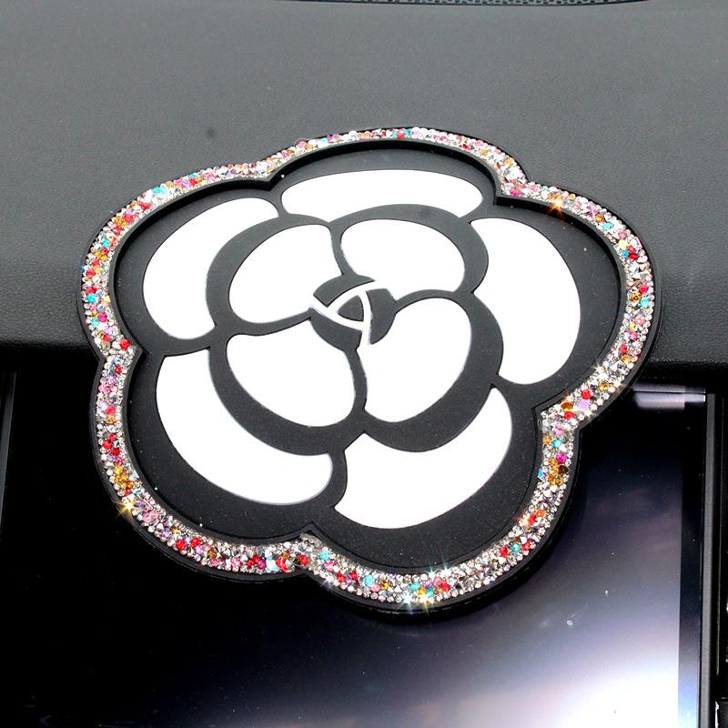 Diamond Mountain Camellia Carter Circuit Anti-Slice Cathema Creative Jewelry Silicon Car Products