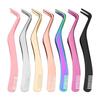 Stainless Steel Eyelash Curler & Tweezers False Eyelash Tool with Comb