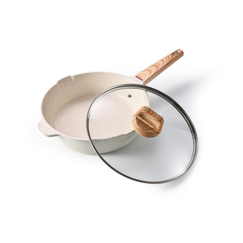 Non-stick wok household pan steak frying pan induction cooker gas stove suitable for wok