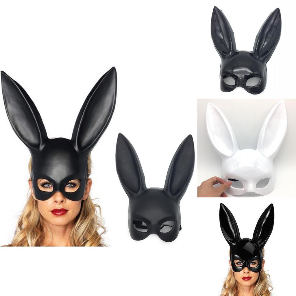 Adult Rabbit Mask With Pvc Construction For Cosplay Costumes And Halloween Celebrations