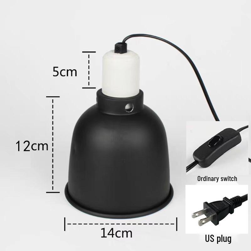 Turtle Basking Reptile Lamp: Adjustable Heat-Resistant Sun Lamp Cover with Focused Light and Heat Control