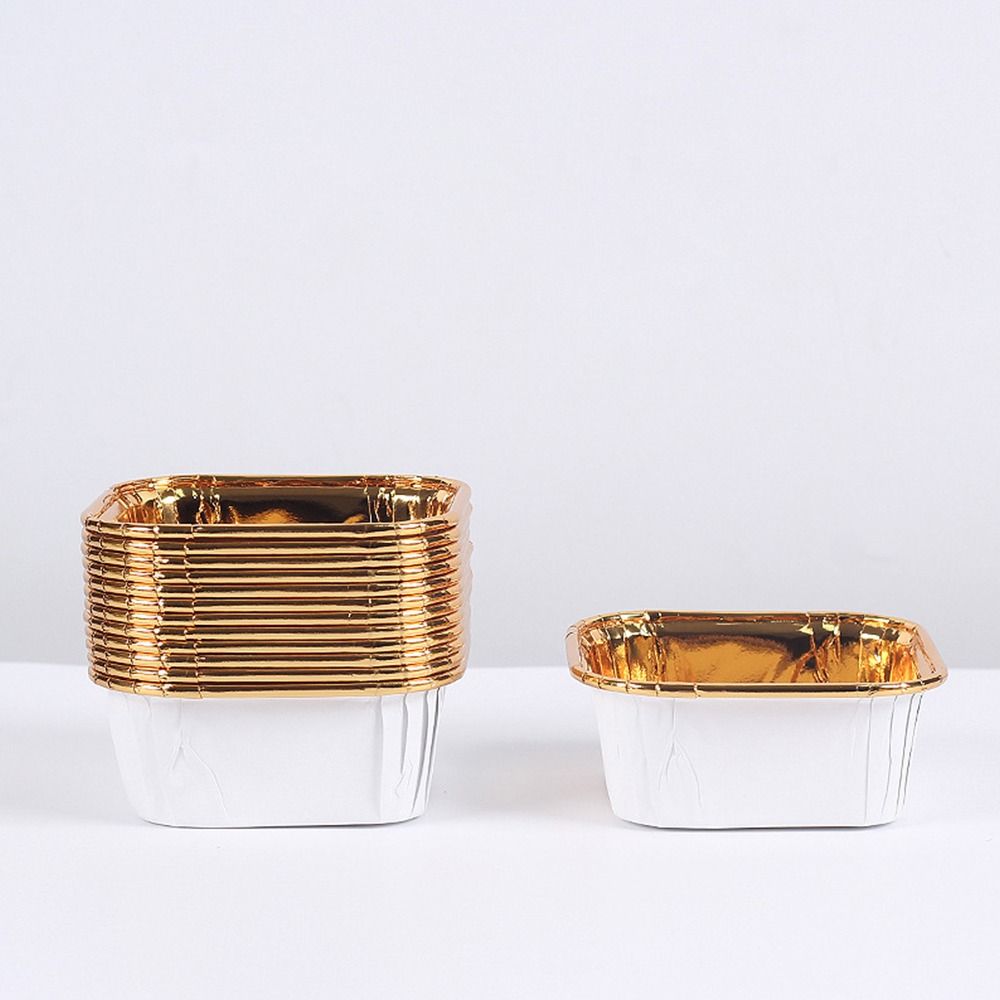 Air Fryer Reusable Muffin Cupcake Cups Aluminum Foil Tin Cup Pudding Cake Mold Dessert Cups