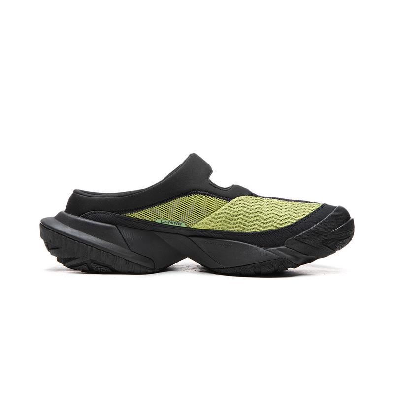 Li Ning Outdoor CF Tracing, Hiking Slipper Low top Outdoor Hiking Slippers Unisex Moss Green/Night Black AHCV005-15
