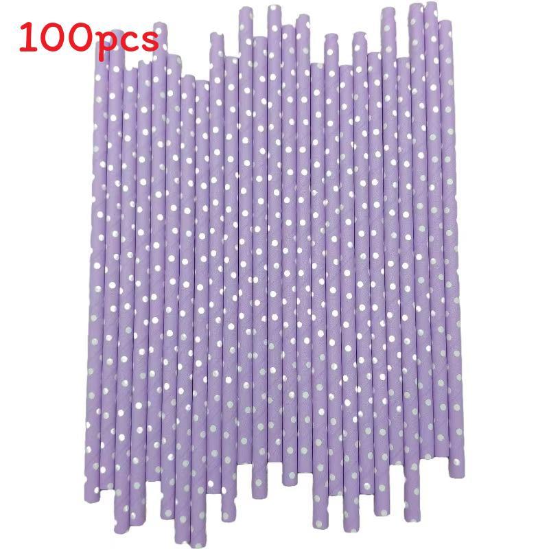 Ecofriendly Paper Straws For Kids Party Supplies With Bright Colors And Degradable Material Set Of 200