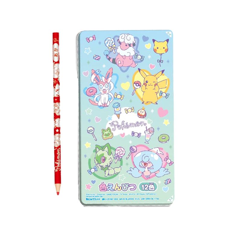 Showa Note Colored 12 Fancy Exciting New Showa Note Pokémon Pencils, Colors, Time, 691068, Semester,