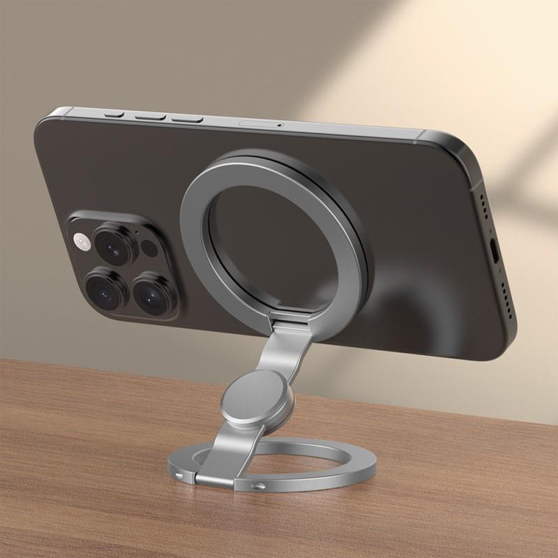 Magsafe Doppelring Magnetischer Handy-Ständer Fidget Spinner Multifunktionaler Schreibtisch-Handyhalter