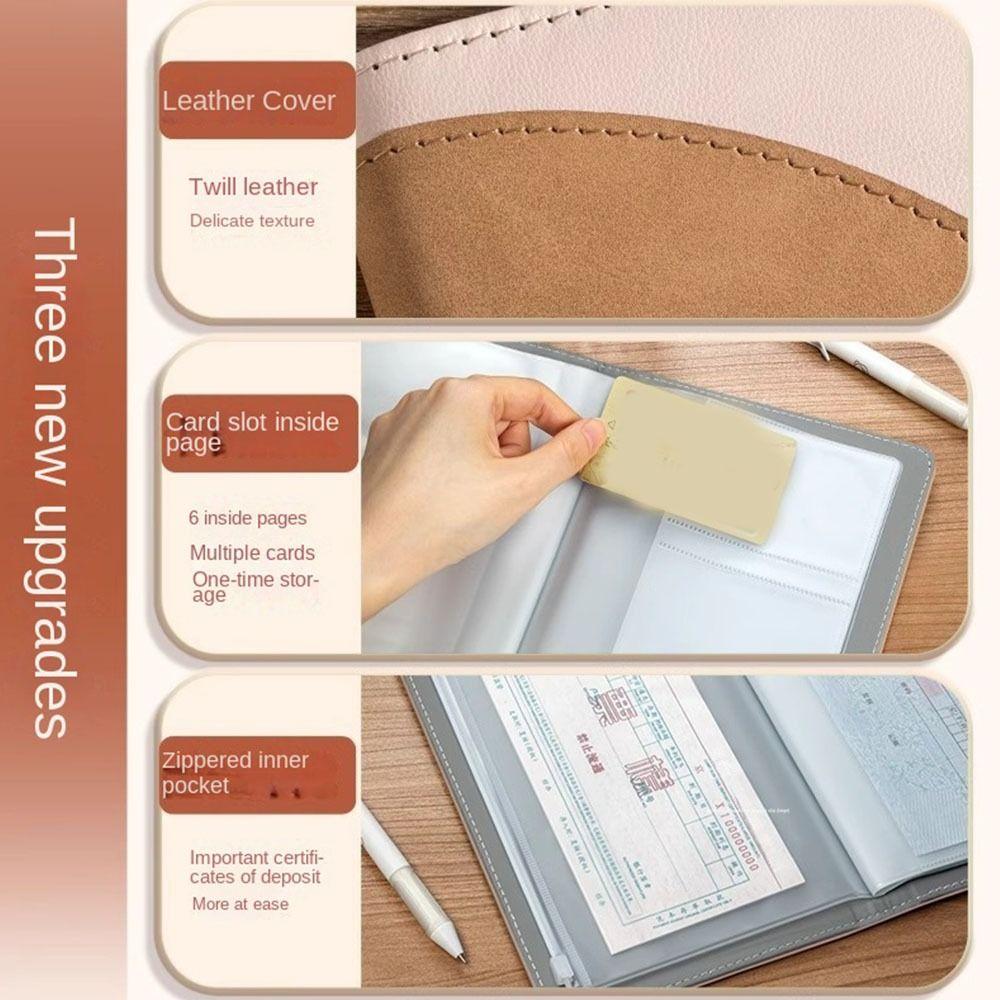 Easy and Fun Deposit Book Holder Multi Pockets Cash Envelopes Binder  Money Savings Challenge