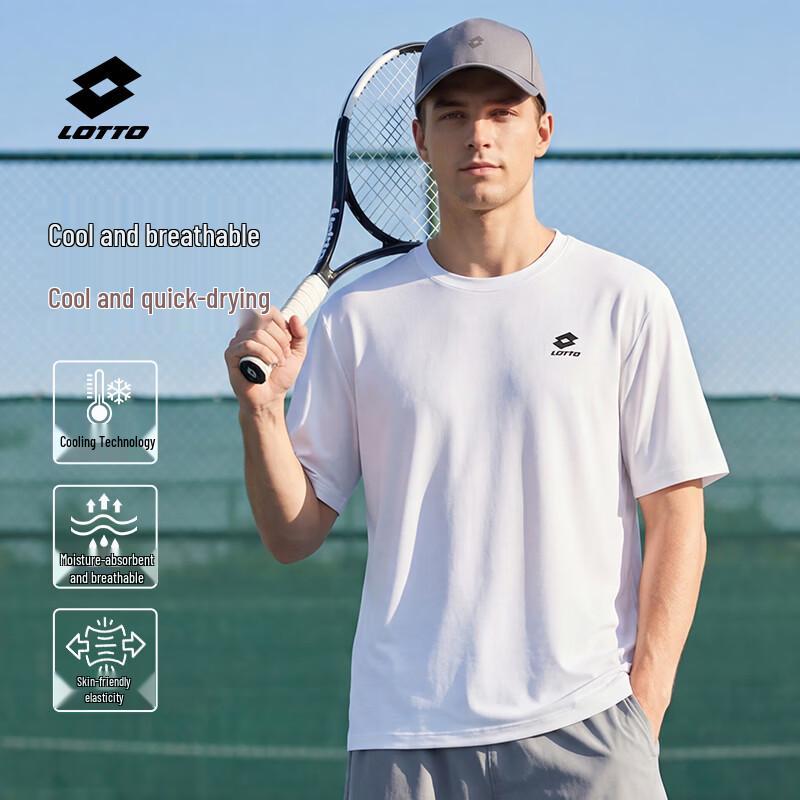 LOTTO Men s Quick-Dry Ice-Feel Running T-Shirt M