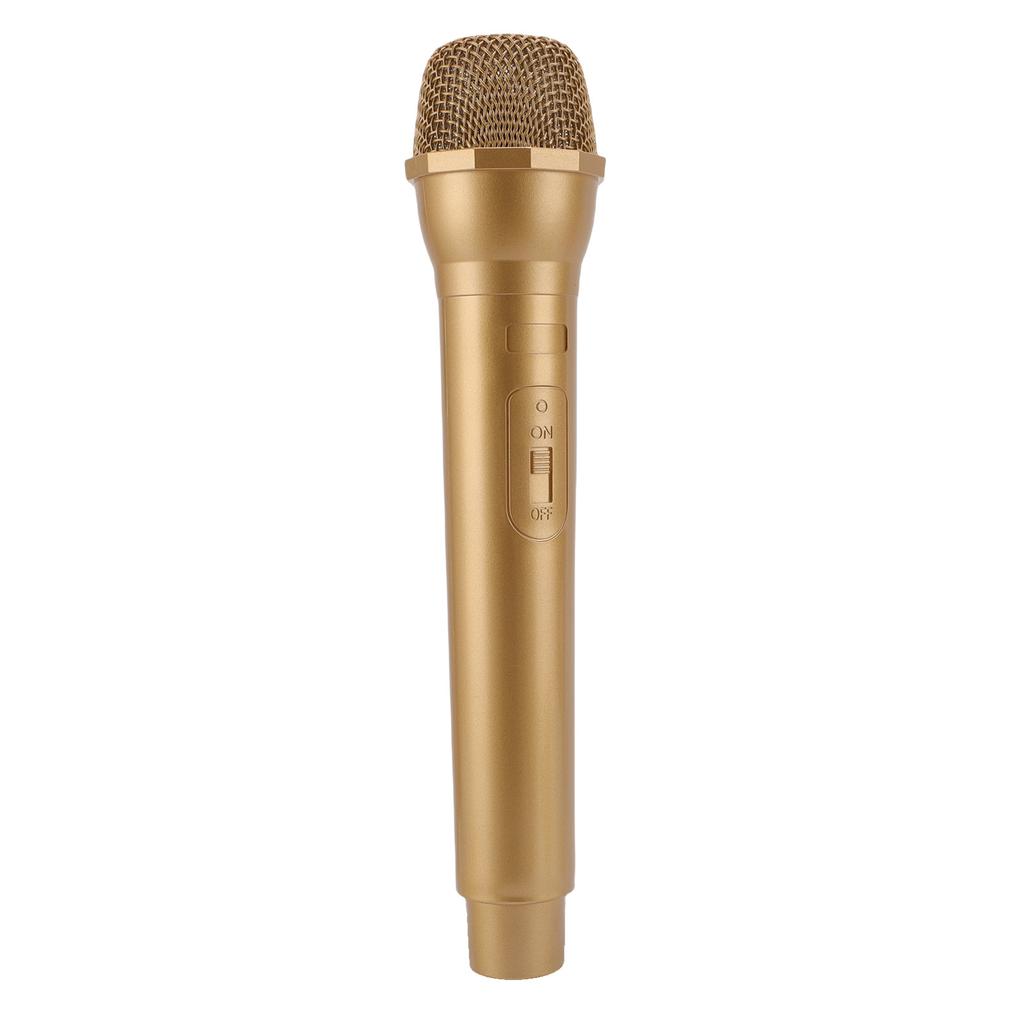 Simulated Microphone ABS Lightweight Realistic Handheld Mic Prop for Speech Practice Cosplay Photography