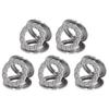 5Pcs Thrust Ball Bearings Plane Axial Thrust Balls Bearing for Crane Hooks Vertical Water
