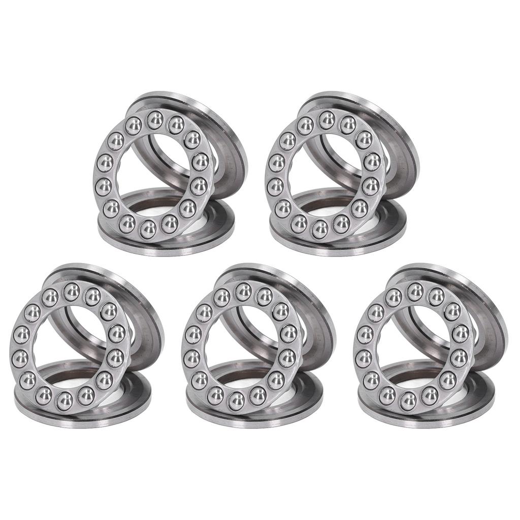 5Pcs Thrust Ball Bearings Plane Axial Thrust Balls Bearing for Crane Hooks Vertical Water
