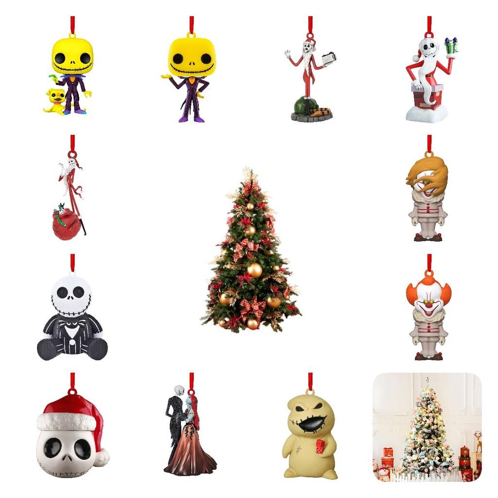 Unique Acrylic Christmas Ornaments With Nightmare Before Christmas Theme For Holiday Decor