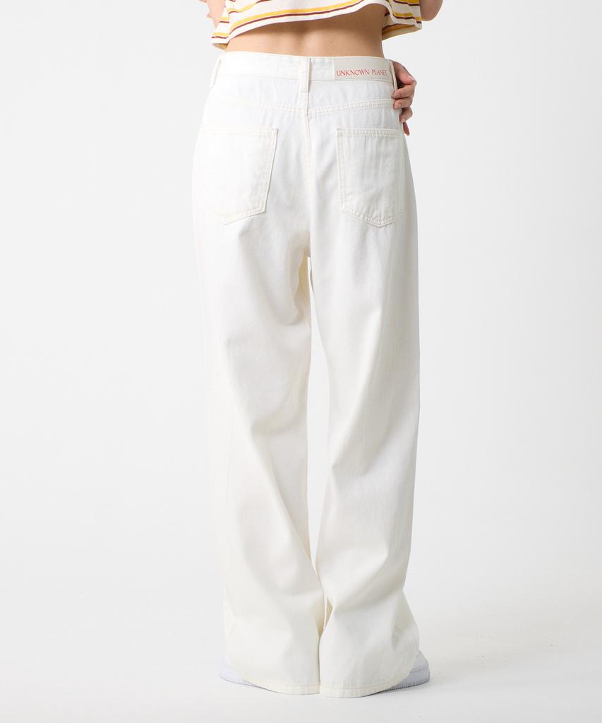 UNKNOWN PLANET Daily Cotton Pants White