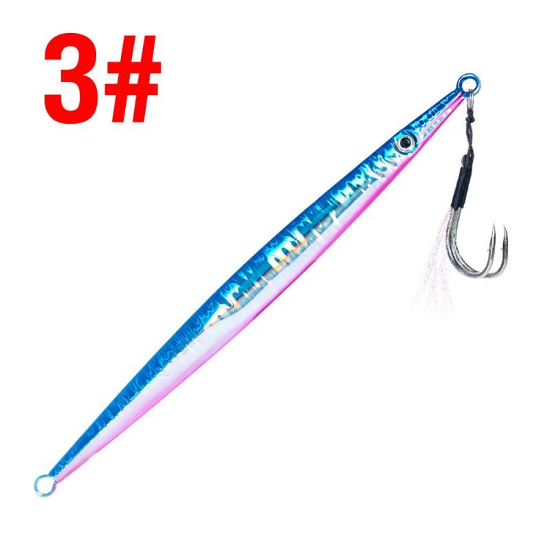 Slow Sinking Long Casting Jig Lures 4g-5g Saltwater Fishing Boat Rock Shore