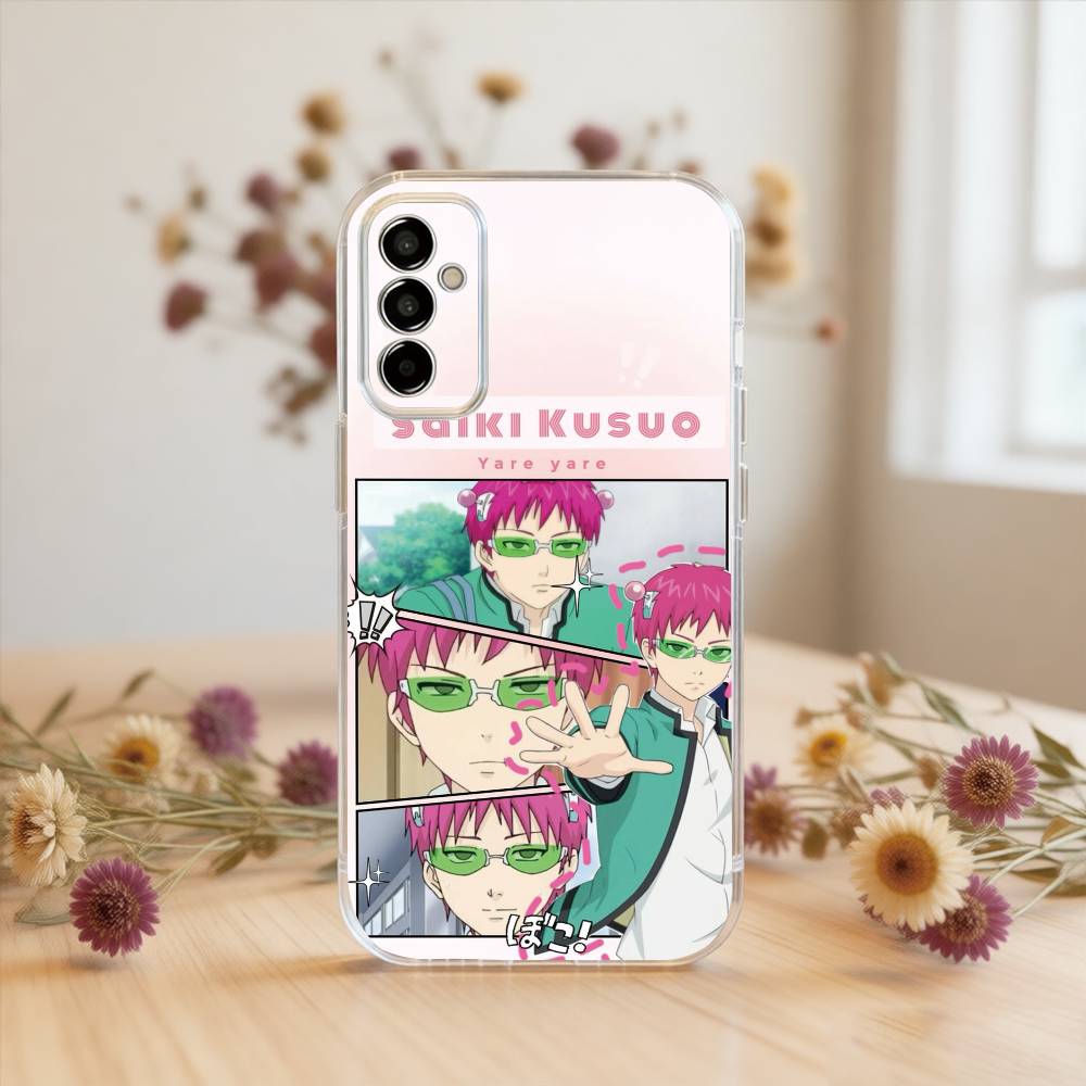 Kusuo Saiki Phone Case For SamsungA10,12,20,21S,30,31,40,50,51,52,70,71 Transparent Cover