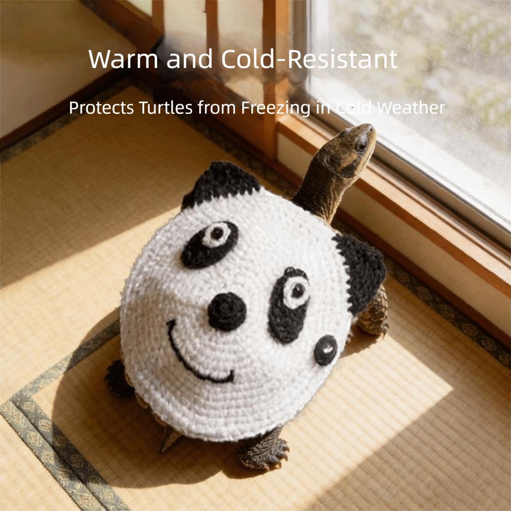 Cute Panda Shape Turtle Sweater Handmade Knitted Turtle Cosplay Costume Warm Decorative Small Animals Appare Cosplay Event