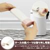 No-brand Product Clothes Lint and Dust Remover Brush with Case Double-Sided Self-Standing Portable Rose Pink Fabric Cleaner for Suits Car