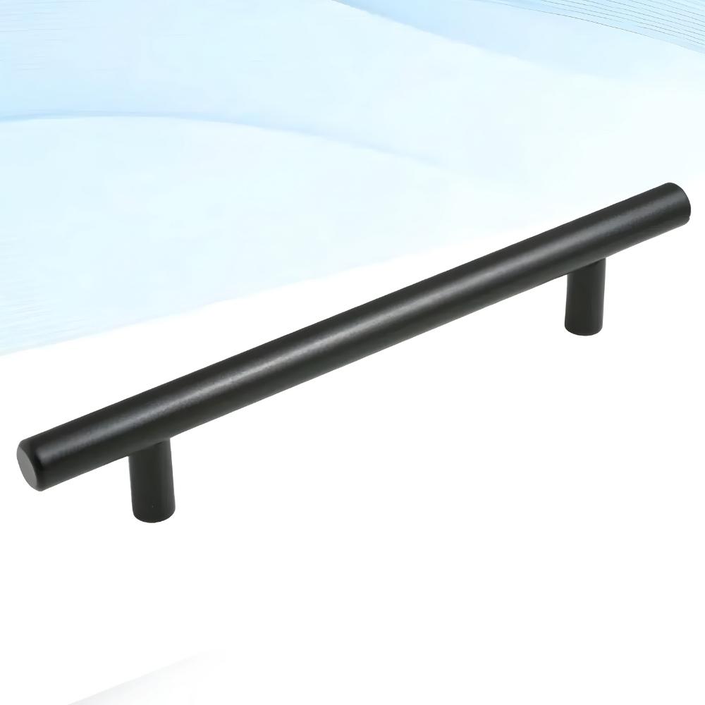 Kitchen railing furniture handle drawer cabinet black matt retro loft 96mm