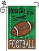 Ready For Some Football Garden Ag 12x18 Inch Double-side Burlap Home Decoration Outdoor Yard Ag Decoration