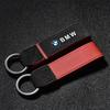 Car Emblem Keychain Suede Leather Keyring Pendant Gifts For BMW M X1 X2 X3 X5 X6 E46 E39 E90 E36E60 E34 E30 F30 G20 Accessories fsbm73