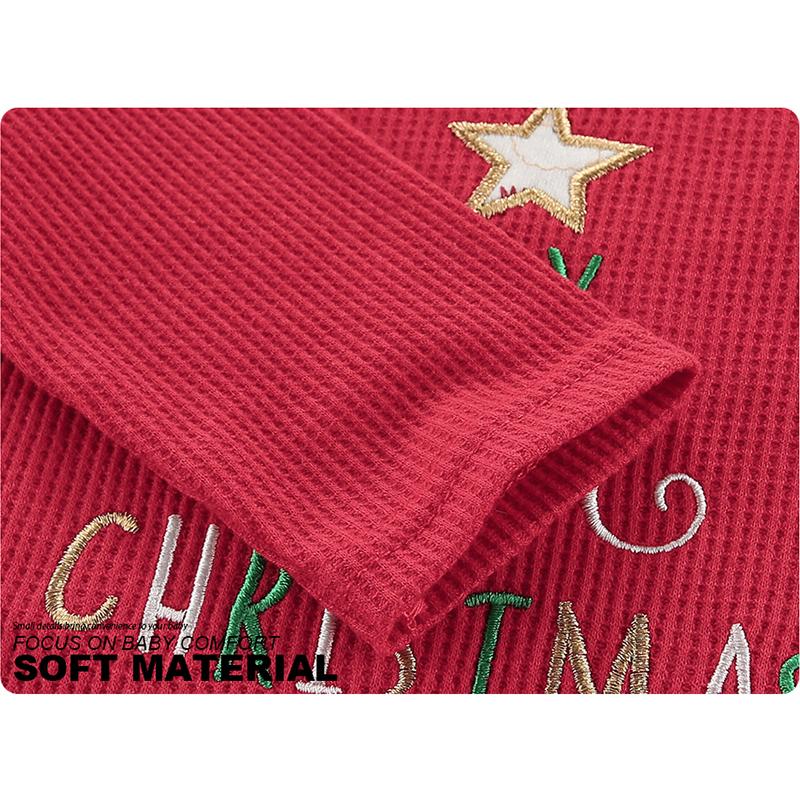 KIDDIEZOOM Βρεφικά Χριστουγεννιάτικα Ρούχα για Αγόρι Κορίτσι Σετ Ρούχων Νεογέννητου με Κινούμενα Σχέδια 2 Τεμαχίων Μακρυμάνικα Φορμάκια με Καπέλο Κοστούμι Βρεφικά Ρούχα