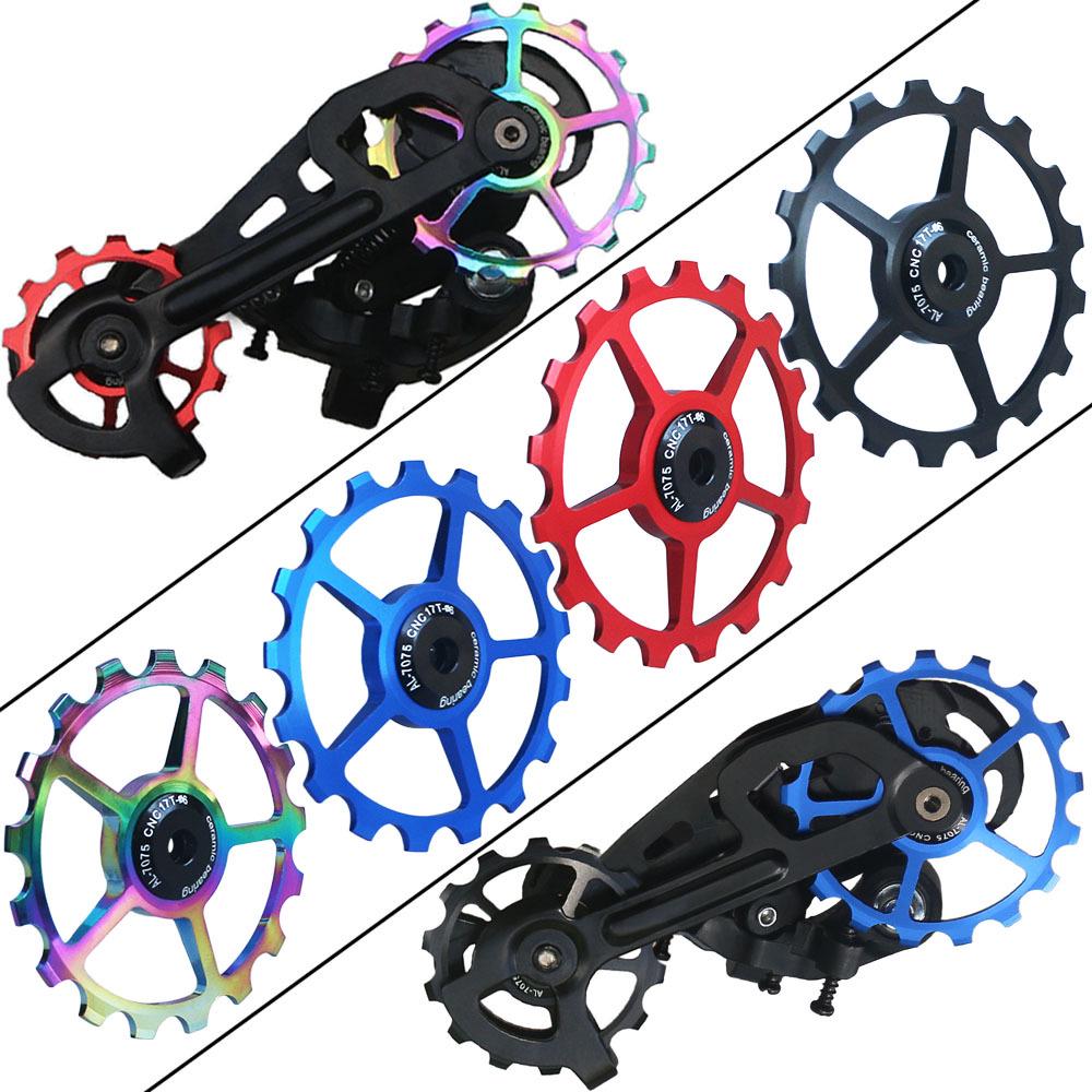 Mountain Bike Ceramic Jockey Wheel Rear Derailleur Pulley 10T-17T
