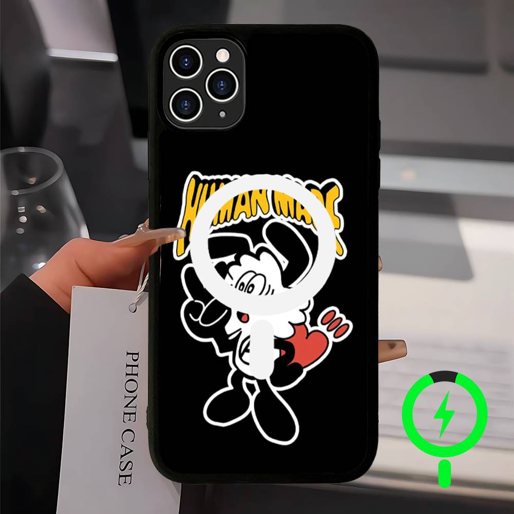 Fashion H-Human M-Made For Magsafe Magnetic Wireless Phone Case For IPhone 11 12 13 14 15 16 17 Pro Max Plus Cover