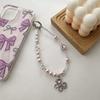 Beaded Love Bowknot Phone Pendant Phone Charm Mobile Phone Lanyard  DIY Accessories