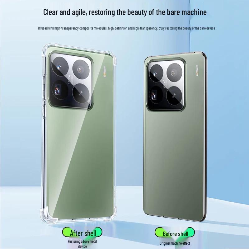 Xiaomi 15 Pro Transparent Shockproof Phone Case