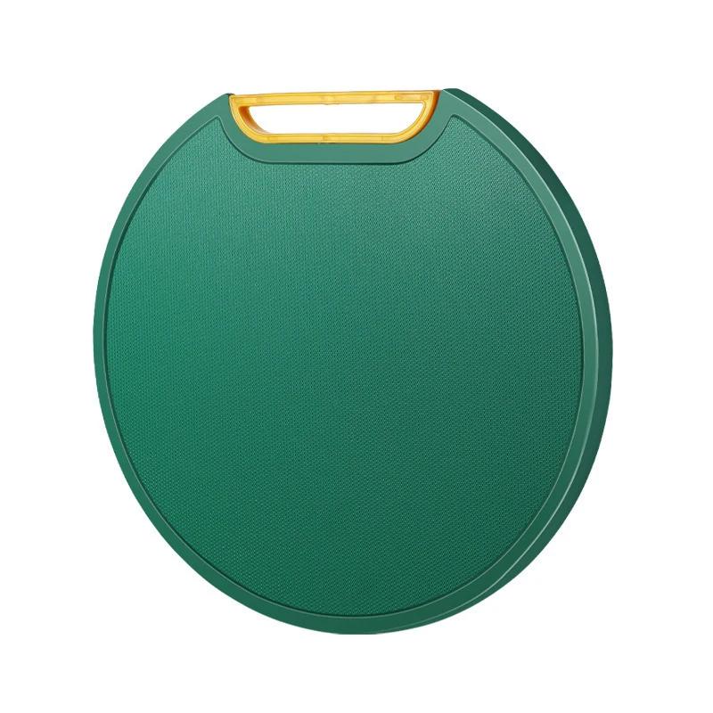 35cm Food grade cutting board, household plastic circular cutting board, rotatable cutting board for easy storage